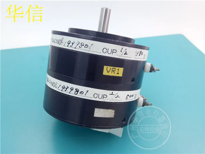 

[VK] used green measuring device CP-6 (SF) X2-2 380 Europe 500r double resistance conductive plastic potentiometer switch