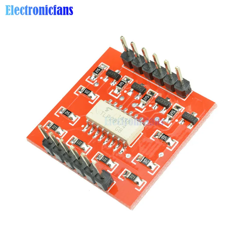 4 канальный оптоизолятор TLP281 IC модуль высокий и низкий уровень оптрон