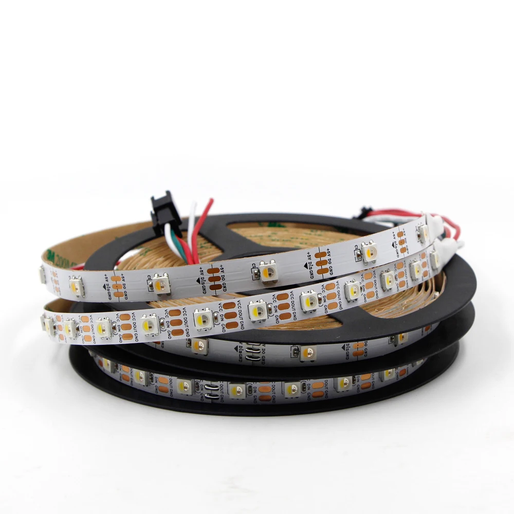 SK6812 Светодиодная лента RGBW RGBWW аналогичная ws2812b 5050 SMD индивидуальная Адресуемая