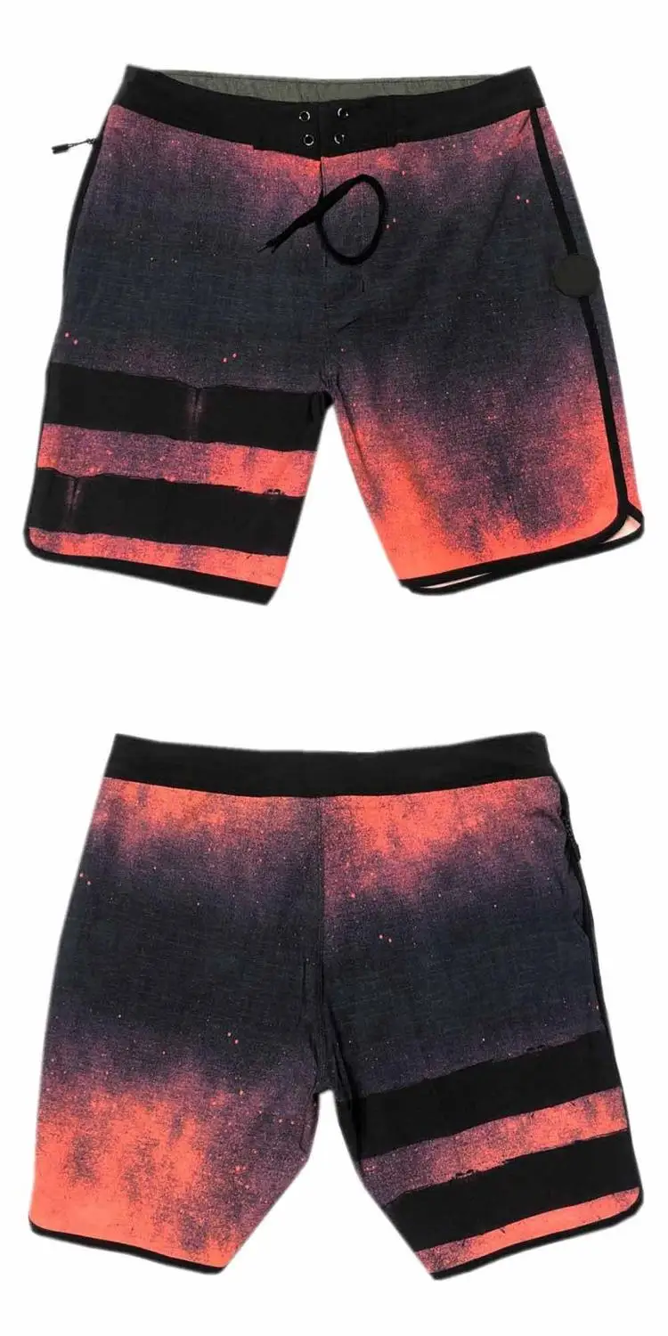 BNWT водонепроницаемые мужские пляжные шорты, быстросохнущие шорты из эластана и спандекса, мужские шорты-бермуды, повседневные шорты - Цвет: Оранжевый