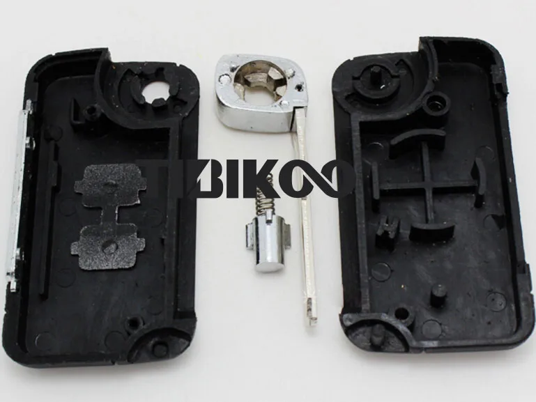 Модифицированный складной чехол для дистанционного ключа с 2 кнопками Mitsubishi