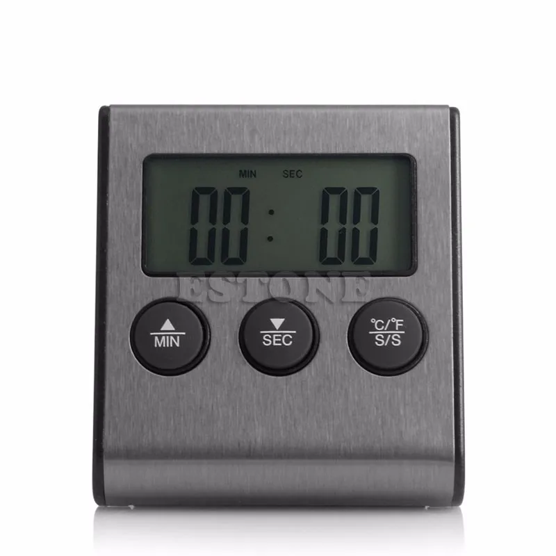 AIMOMETER Цифровой зонд духовка и мясо термометр таймер для барбекю гриль еда