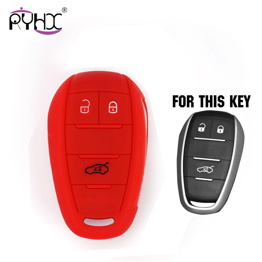 3 Button Silicone ryhx Car Key Case Cover For Alfa Romeo 159 156 GT Spider | Автомобили и мотоциклы