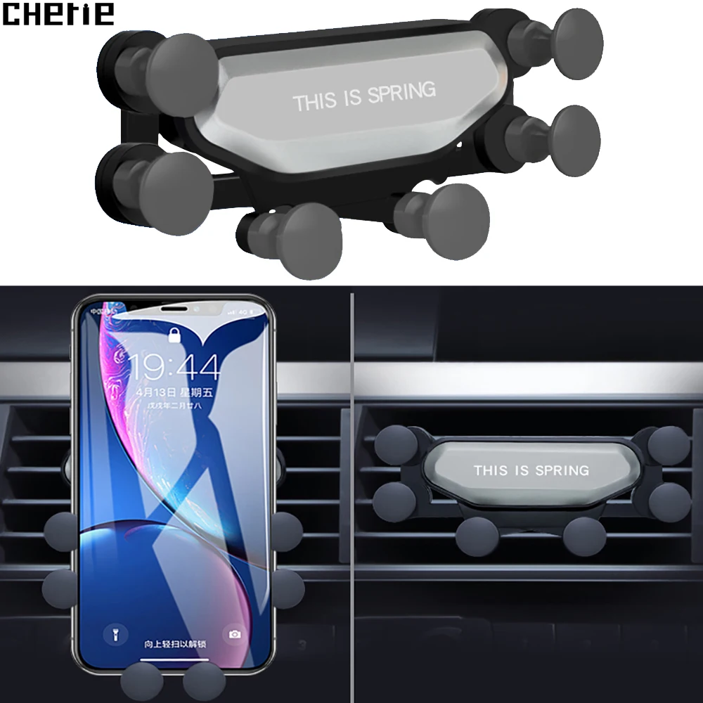 Cherie Gravity Автомобильный держатель для телефона универсальный iPhone X 7 8 Plus Xiaomi Redmi Note