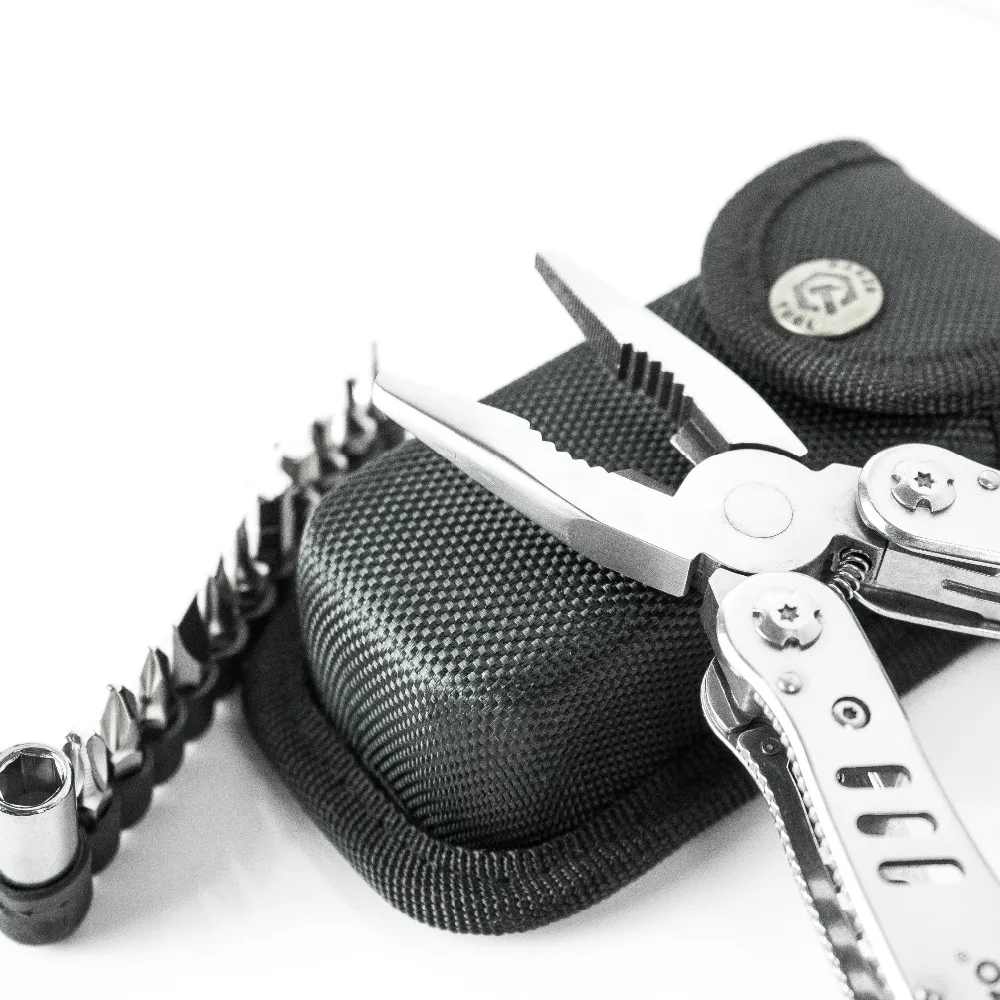 Ganzo G301H Portable Outdoor Survival Knife EDC Pocket Tool Folding plier Camping Multi functional Tools bag Lock Pliers