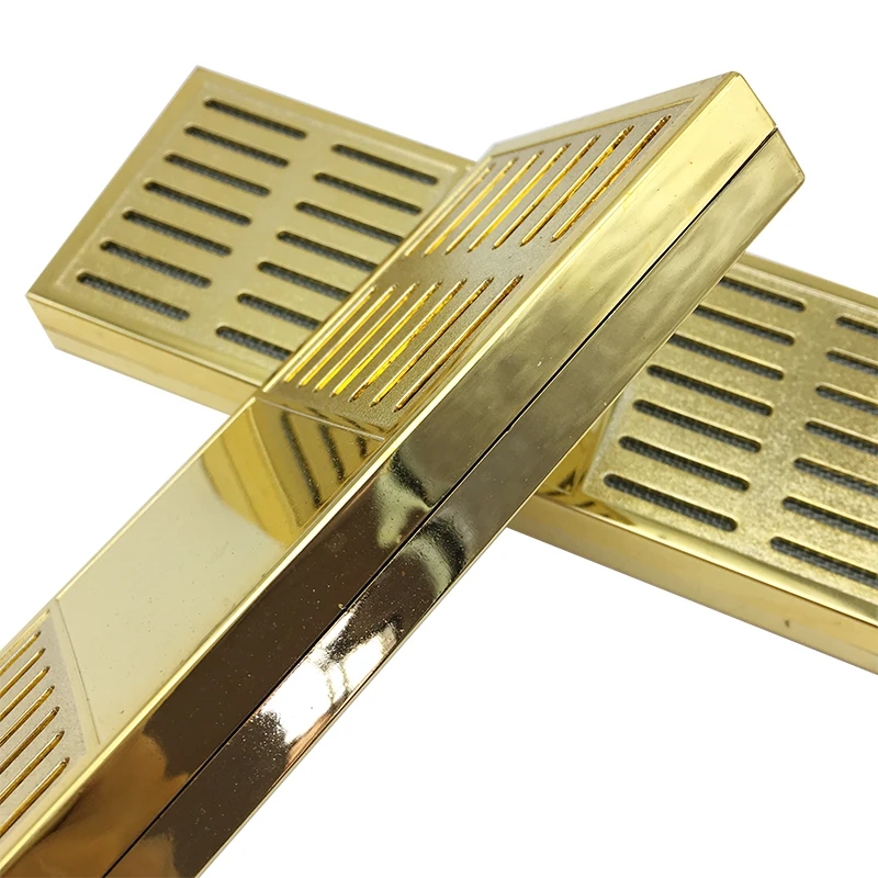 New Arrival Rectangular Smoking Cigar Humidor Gold Color Tobacco Humidifier Moisture Strip | Дом и сад