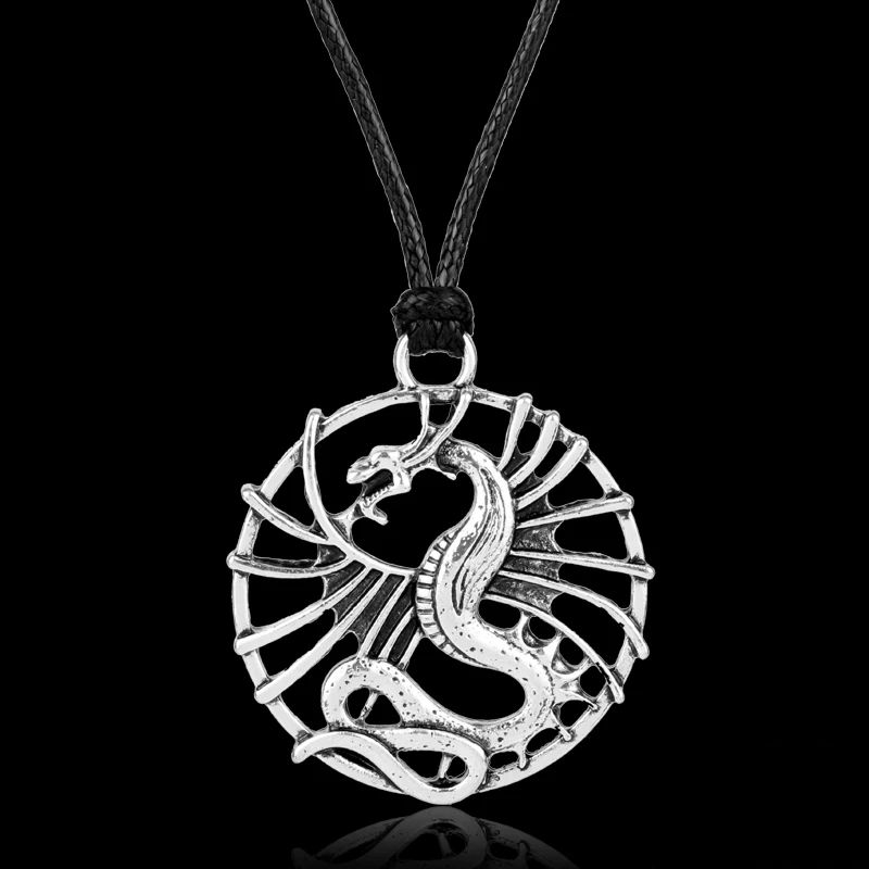 Dongsheng ручной работы подвеска в виде морского дракона ожерелье мощный Amulet Lage