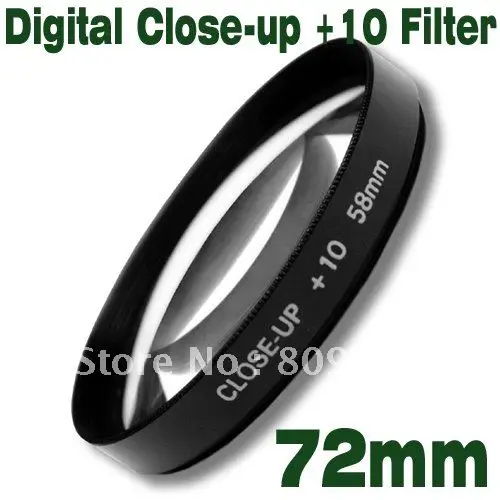 Стеклянный фильтр для объектива с эффектом приближения EMOLUX + 10 72 мм|lens filter|camera lens
