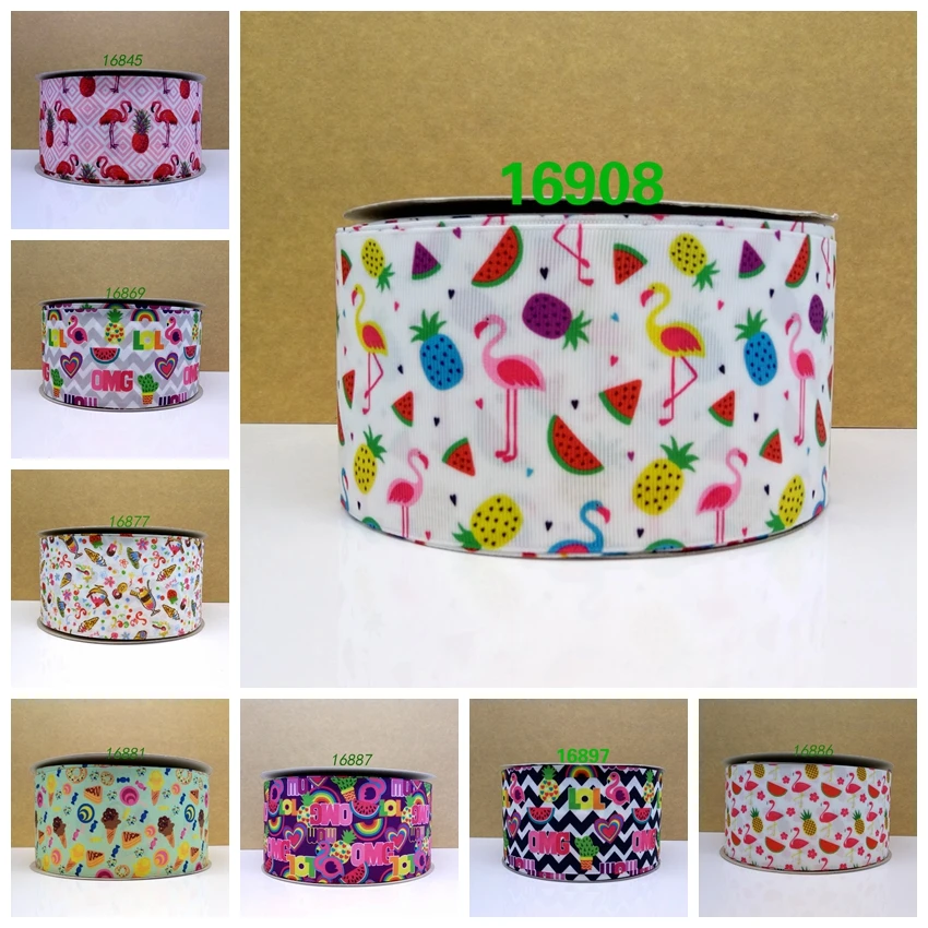 

Бесплатная доставка 50 ярдов мультфильм печатных grosgrain ленты 16908