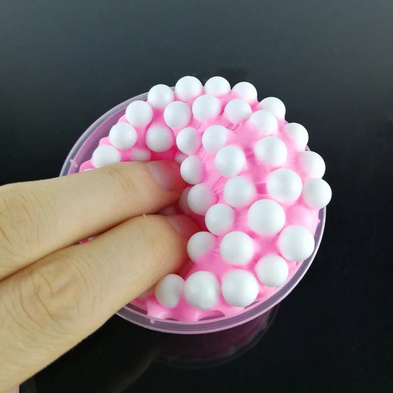 Пушистый floam слизь красочный Бусины грязи Ароматические стресса без буры малыш