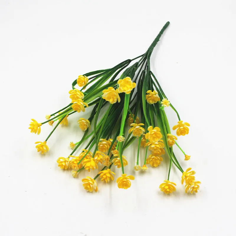 Artificial Plastic Plant Babysbreath Flower Branch Spray for Wedding Garden Decorations | Дом и сад