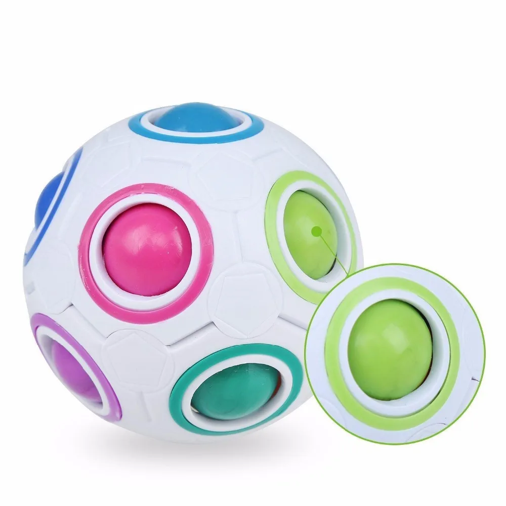 Волшебный Радужный шар Куб 3d головоломка игра игрушки для детей и