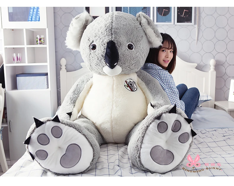 Высококачественные товары огромная 140 см цвет серый мягкая подушка для обнимания