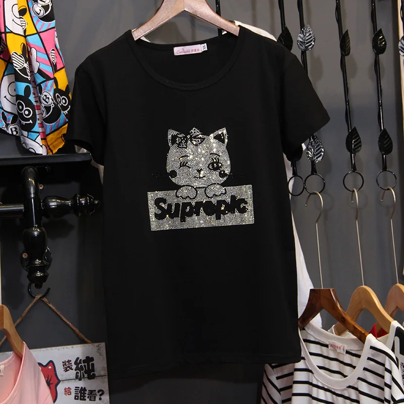 Футболка Zuolunouba женская с коротким рукавом модная Свободная рубашка в стиле