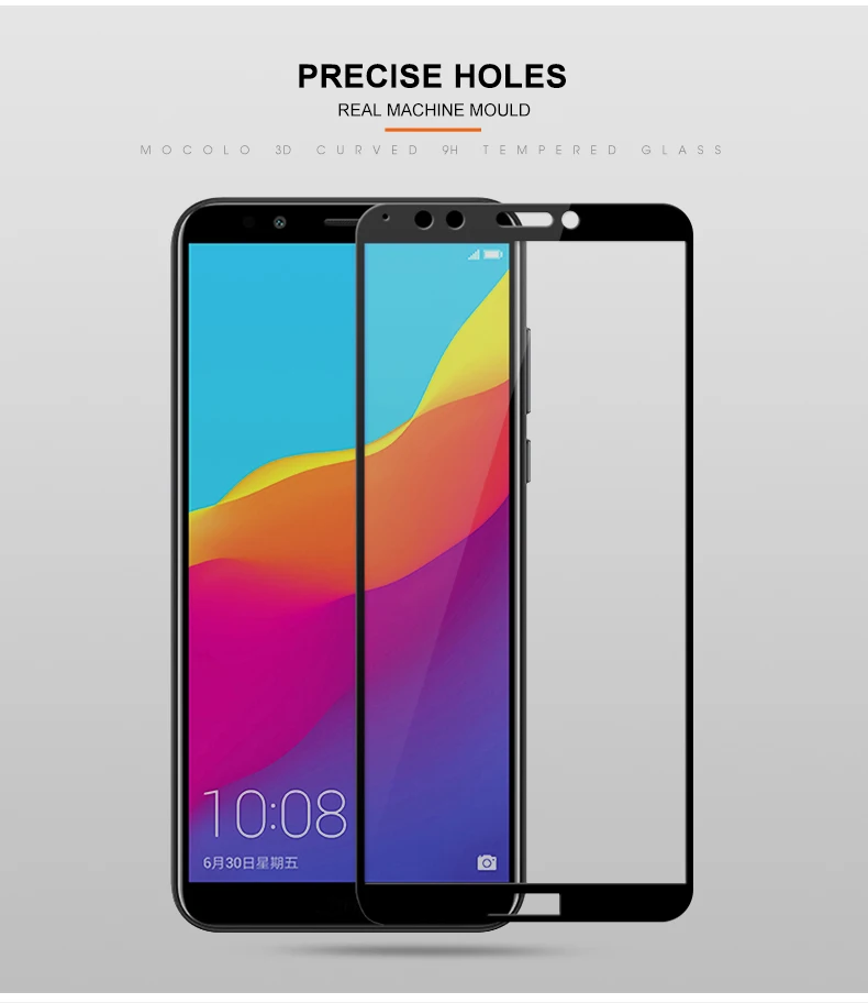 Mocolo 2.5D 9 H полное покрытие закаленное защитное стекло пленку на для huawei Honor 7C Pro Honor7C 7 CPro AUM-L41 LND-L29 5.7 5.99 32 GB защитной Экран