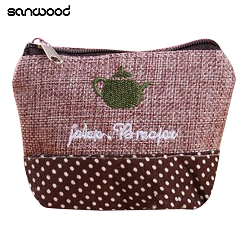 2016 новый дизайн мини кошелек для монет ретро Хлопковая Сумка сумка денег на