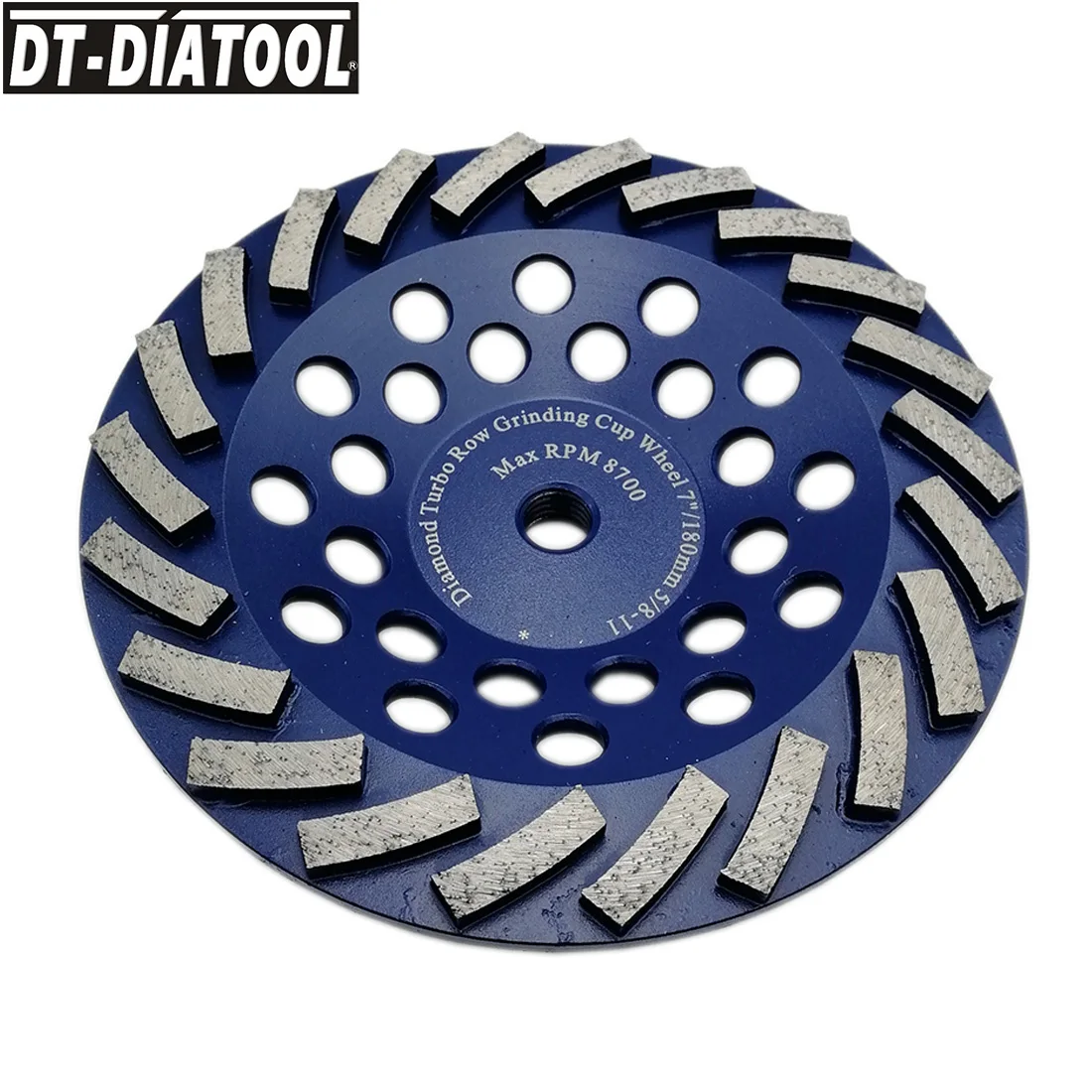 DT DIATOOL 2 шт. сегментированный алмазный турбо ряд шлифовальный круг для бетона