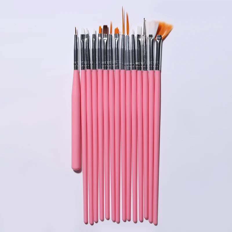 Покраска ногтей набор кистей для декорация градиент линии кисточки с украшением