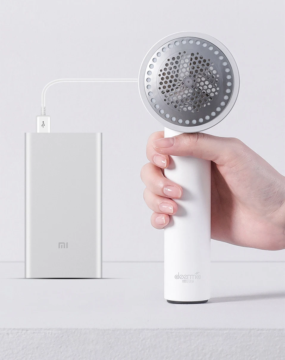 Xiaomi Deerma Машинка для удаления ворса триммер для удаления ворса портативный 7000р/мин триммер с двигателем Скрытая липкая трубка для волос