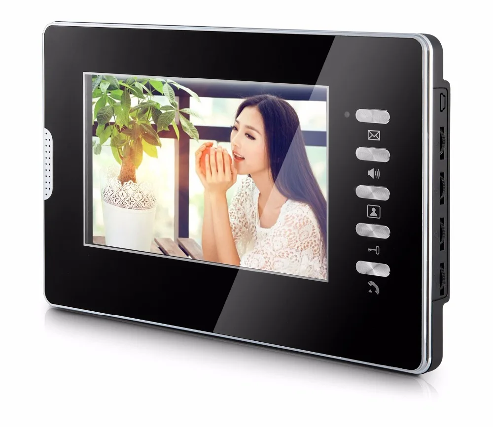 

SmartYIBA 7-дюймовый цветной экран TFT LCD, монитор для помещения для видеодомофона, система дверного звонка