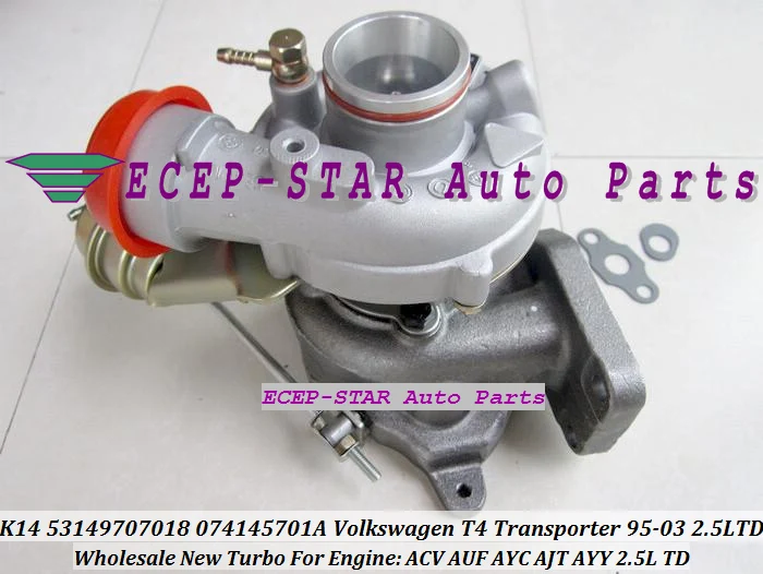 Бесплатная доставка K14 53149707018 53149887018 074145701A 7018 турбо для Volkswagen VW T4 Transporter 95 03 ACV AUF AYC