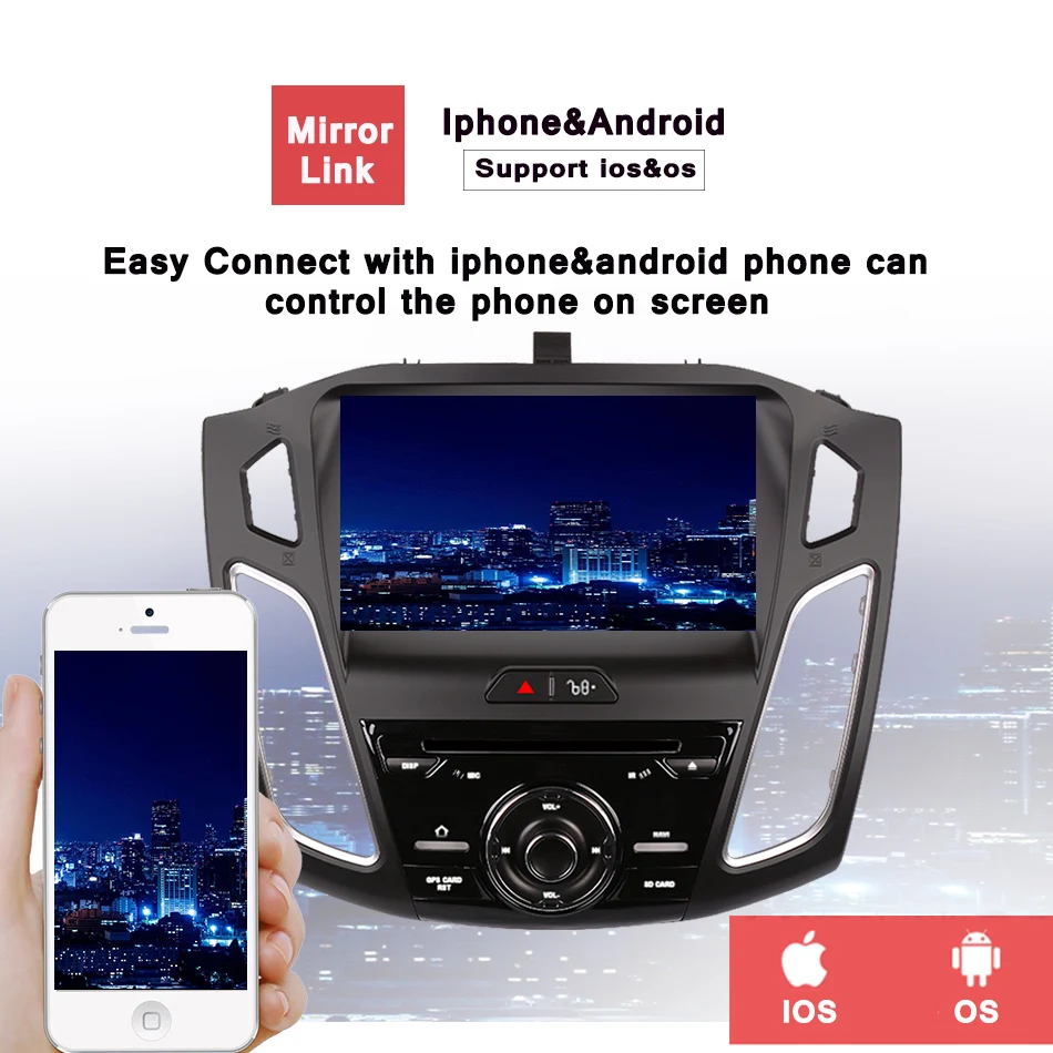 Автомагнитола 9 &quotс восьмиядерным процессором 4 Гб + 64 ГБ android 10 0 DVD-плеером Радио