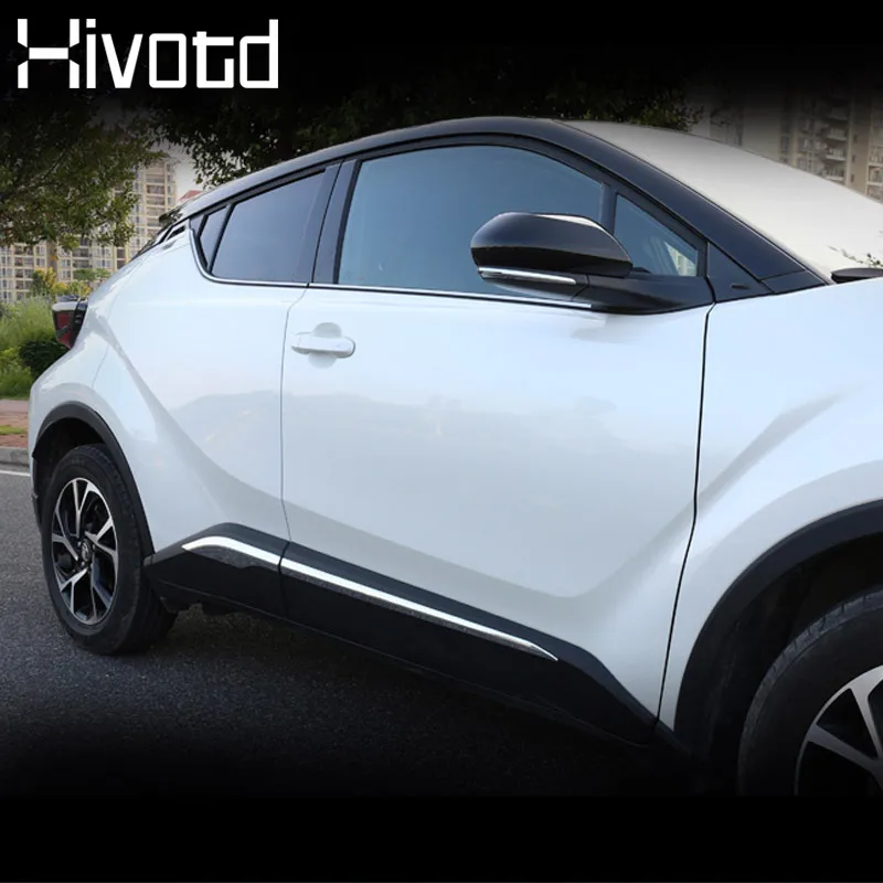 Hivotd Обложка боковой двери кузова автомобиля отделка из нержавеющей стали