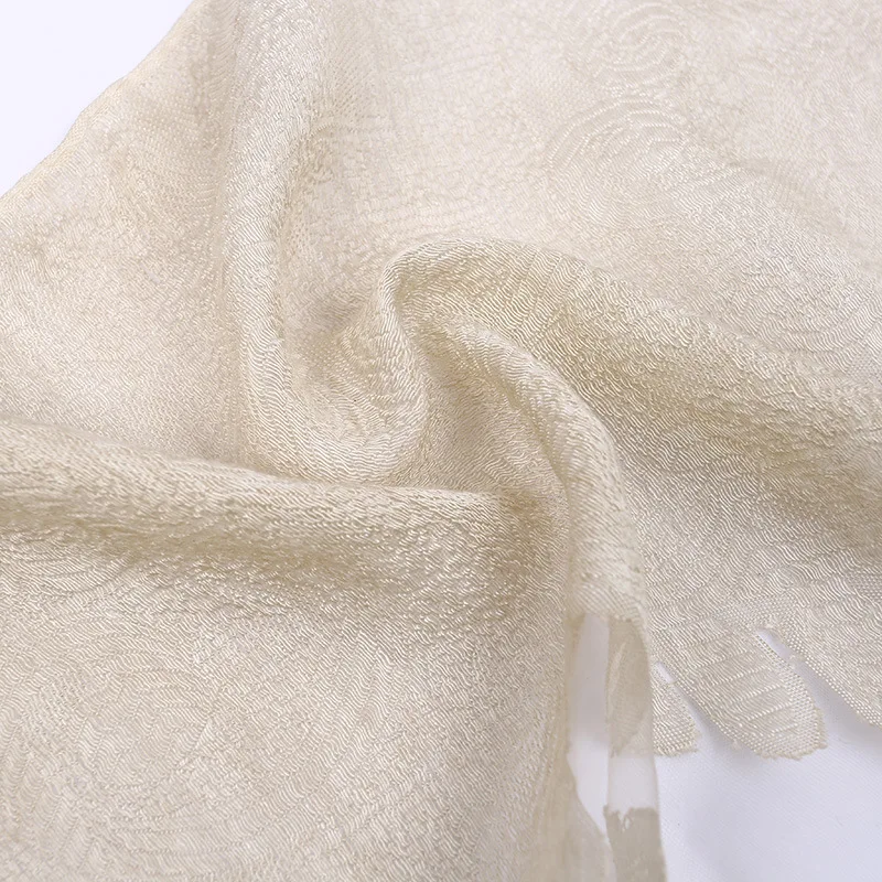 

CUHAKCI Women's Scarves Brand Floral Organza Scarves Hollow Out Muslim Hijab Lace Bufandas Sunscreen Long Shawl Wrap 180*70cm