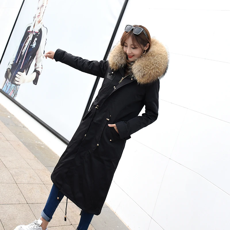 Scorpion Fur Collar Fur Liner Coat Silver Girl Jacket Leather Zipper Jacket Winter Female Natural Fur Collar Warm Thick Coat08