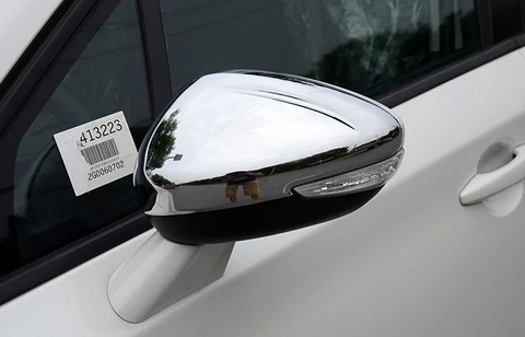 Sktoo2 шт./комплект, автомобильный Стайлинг для Peugeot 301 308 408 508 2008 3008 S, боковое крыло двери, зеркало, хромированная крышка, кепка заднего вида, аксессуары