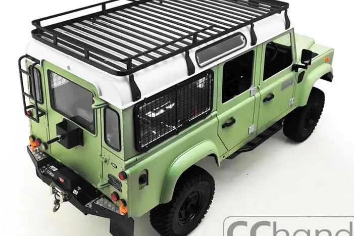 Задний/передний бампер шасси с лебедкой или светодиодными лампами для RC 1/10 RC4WD Land