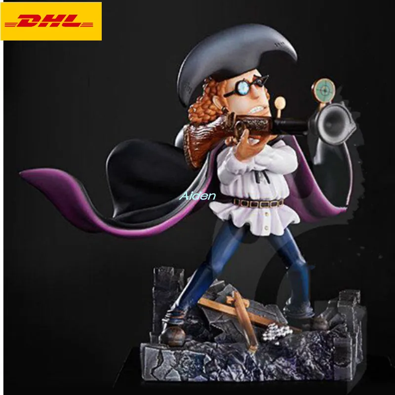 

7" ONE PIECE Statue Blackbeard Pirates Bust Van Auger Full-Length Portrait PF Van Oga GK Action Figure Toy BOX 18CM B940