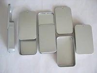 70x42x15mm sliding tin boxmint tin boxlip balm packing box with food grade coatingrectangle tin100pcslot