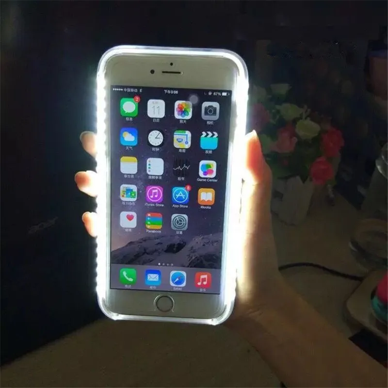 Светильник, светящийся чехол для телефона для iphone 11 X XR, чехол, фото, заполняющий светильник, артефакт для iphone 7, 8 plus, селфи, мобильный корпус для iphone XSMAX