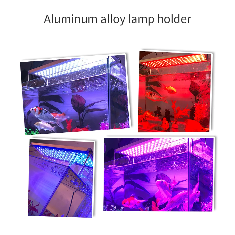 30-50 см RGB светодиодный светильник для аквариума лампа для аквариума светодиодный светильник ing морская рыба с расширенным кронштейном аквариумный светильник Bluetooth контроль
