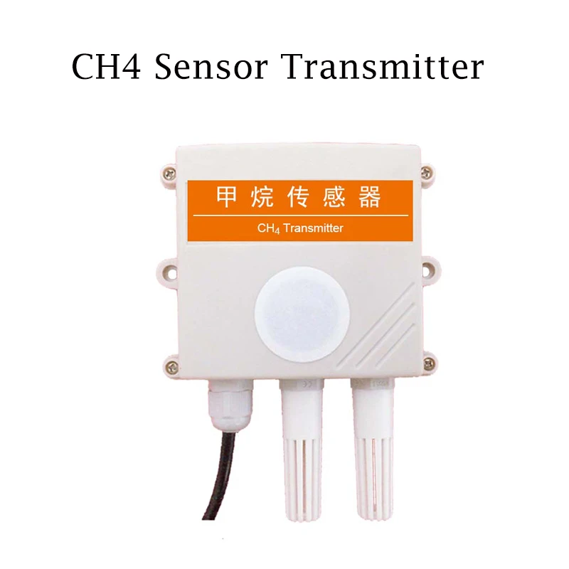 

Methane Natural Gas Sensor Combustible Gas Transmitter 4-20mA Analog Output RS485 with Temperature and Humidity