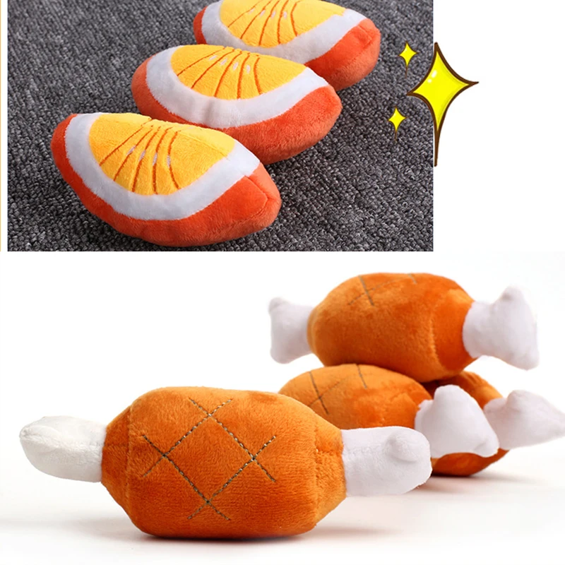 Игрушки для домашних животных, кошек, звук, фрукты, овощи, курица, барабан, кости, скрип, игрушка для собак, щенок, плюш, красный перец, баклажан, редиска, утка
