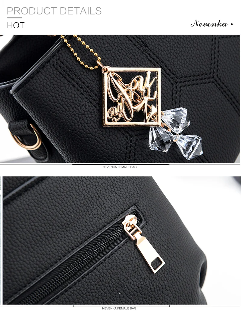 Nevenka Женская сумка Pu кожа высокого качества сумка Lady Evening Bags Pendant Женская марка Messenger Сумки дизайн Tote Sac