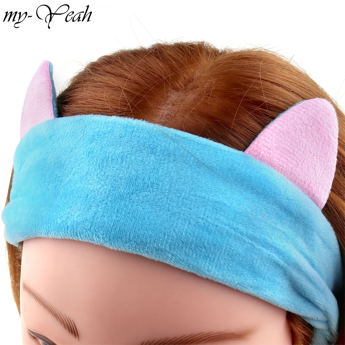 Женские милые ободки с кошачьими ушками коралловый флис мягкий ободок бантиком