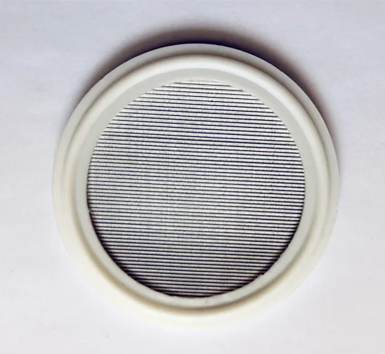 PTFE прокладка 1,"-4", три зажима PTFE прокладка 150 сетка(100 микрон) Санитарно нержавеющая сталь 304