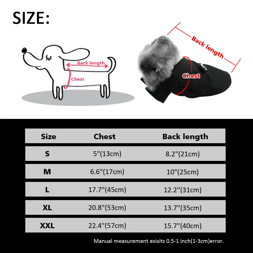 Одежда для домашних животных Зимняя шерстяная теплая куртка собак одежда