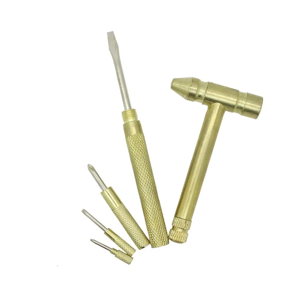 Набор внутренних инструментов 5 в 1 Мини молоток и крестовина phillips плоская