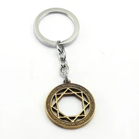 2017 hot anime magi keychain magic circle key ring holder bag charm key chain newest fashion jewelry