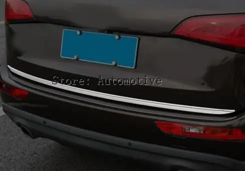 Для Audi Q5 2009 2010 2011 2012 2013 нержавеющая сталь задний багажник пароход хвост крышка багажника отделка автомобильные аксессуары