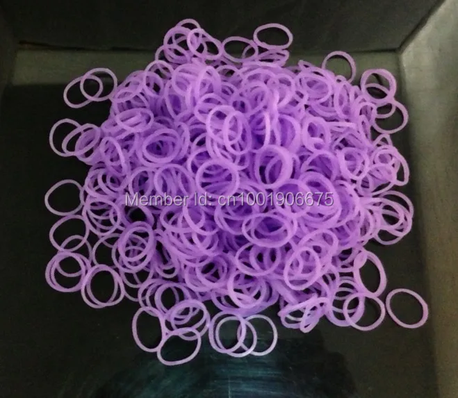 2014 HOT Glow in the Dark Luminous Rubber Bands Refills Loom Band Bracelets DIY (600 pcs bands + 24 S clips ) *20 Wholesale|glow dark pebbles|glow