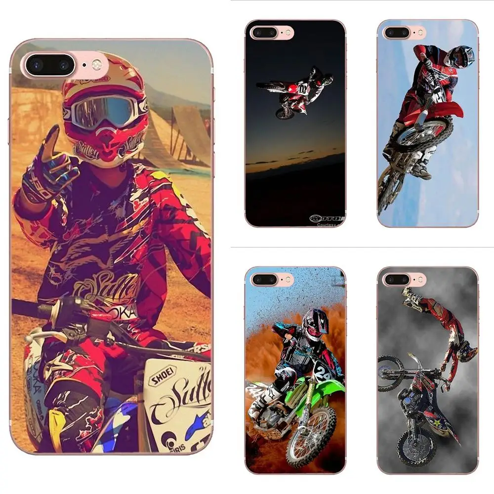 Motocross Mx Raiders Supercross Dirtbike Фристайл Ama ТПУ чехол для Apple iPhone 4 4S 5 5C 5S SE 6 6S 7 8 Plus X XS Max