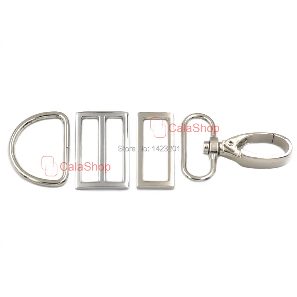 2 компл./лот металлический поворотный зажим крючок пряжки прямоугольный кольцо Dee