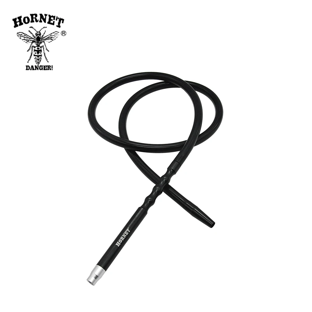 Black-Hornet HORNET силиконовый алюминиевый сплав кальян шланг трубка для Chicha Narguile аксессуары - Цвет: Black-Hornet