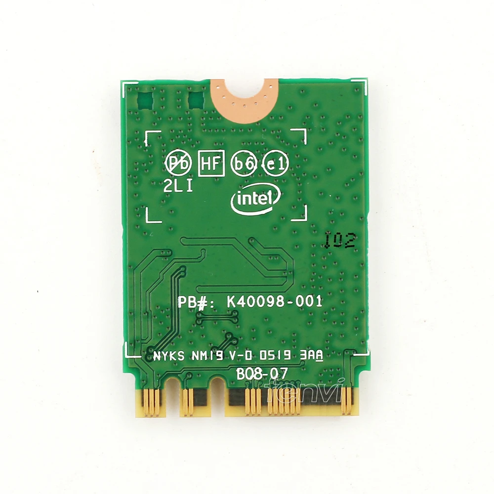 Двухдиапазонный 2 4 Гбит/с беспроводной Intel Wi-Fi 6 AX200 Bluetooth 5 0 802. 11ax/ac MU-MIMO 2x2 Wifi NGFF M.2