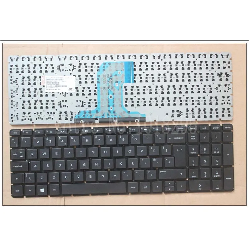 Новая английская клавиатура для ноутбука HP 250 G4 256 255 15 ac ac000 af af000 без рамки Teclado